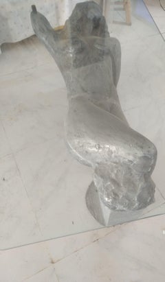 21st Century Contemporary Design Coffee Table in Aluminium Sculpture Casting
