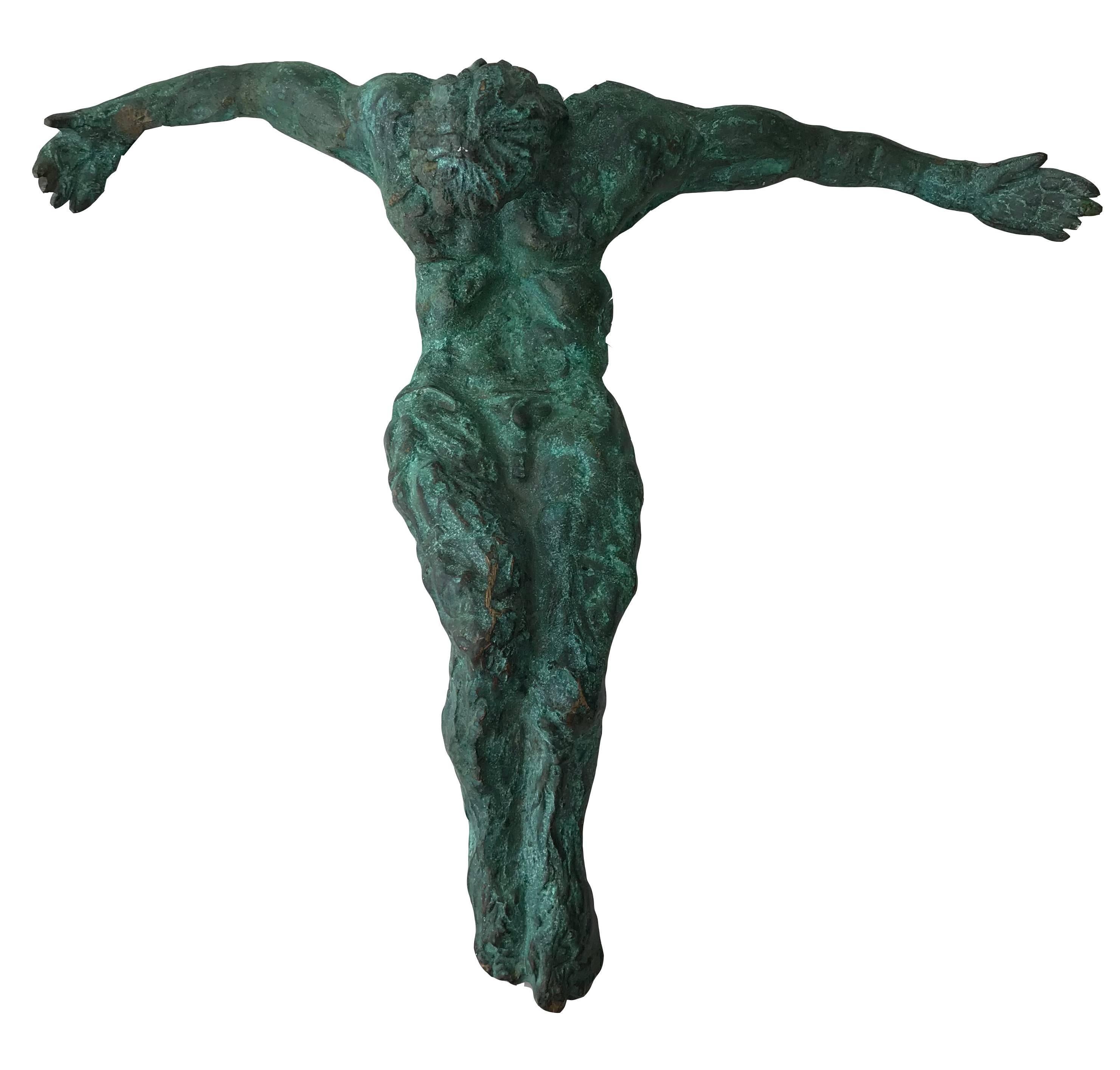 Christ; Nicole Durand (French 1957); bronze with patina; For Sale 1