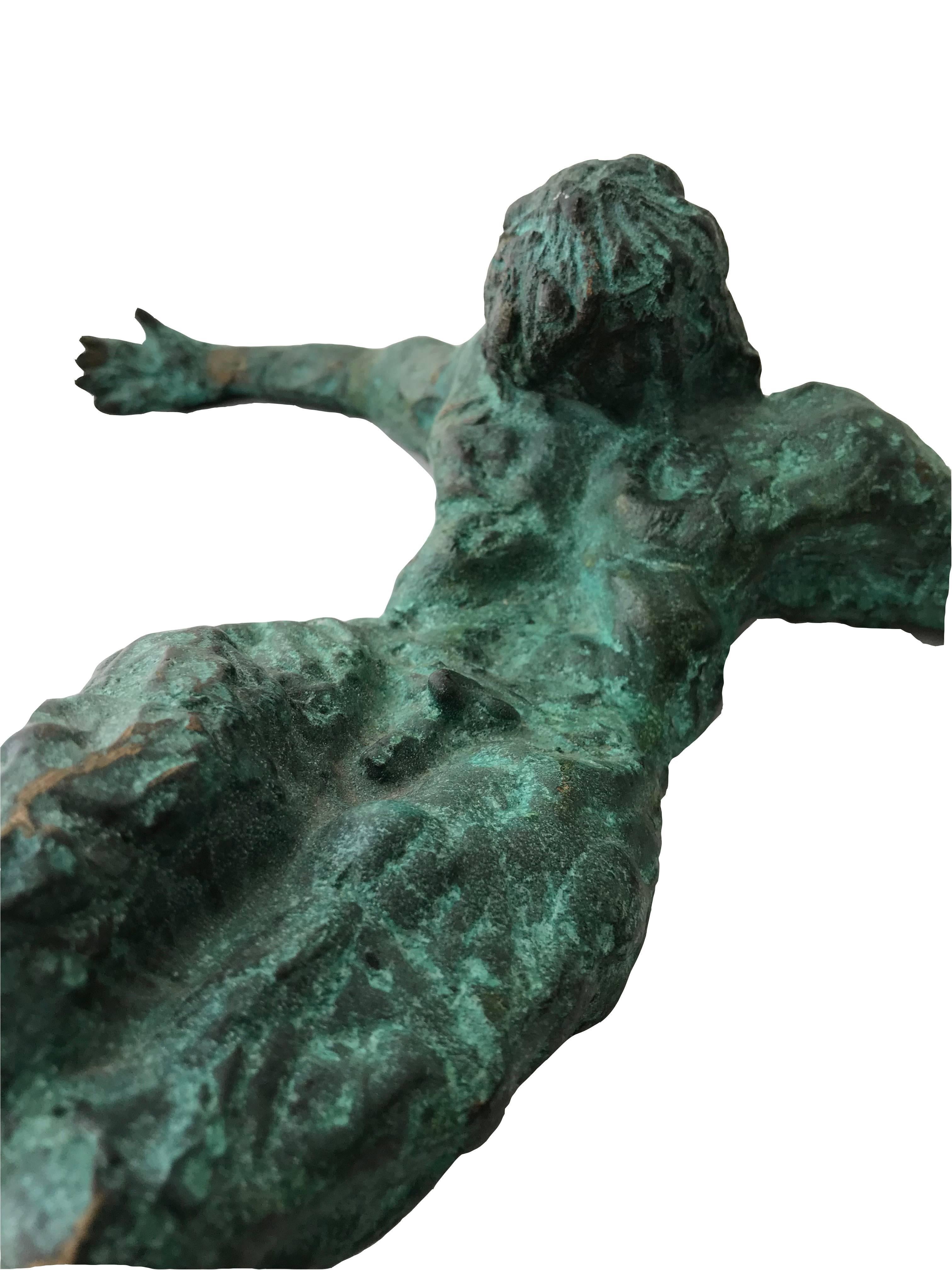 Christ; Nicole Durand (French 1957); bronze with patina; For Sale 2