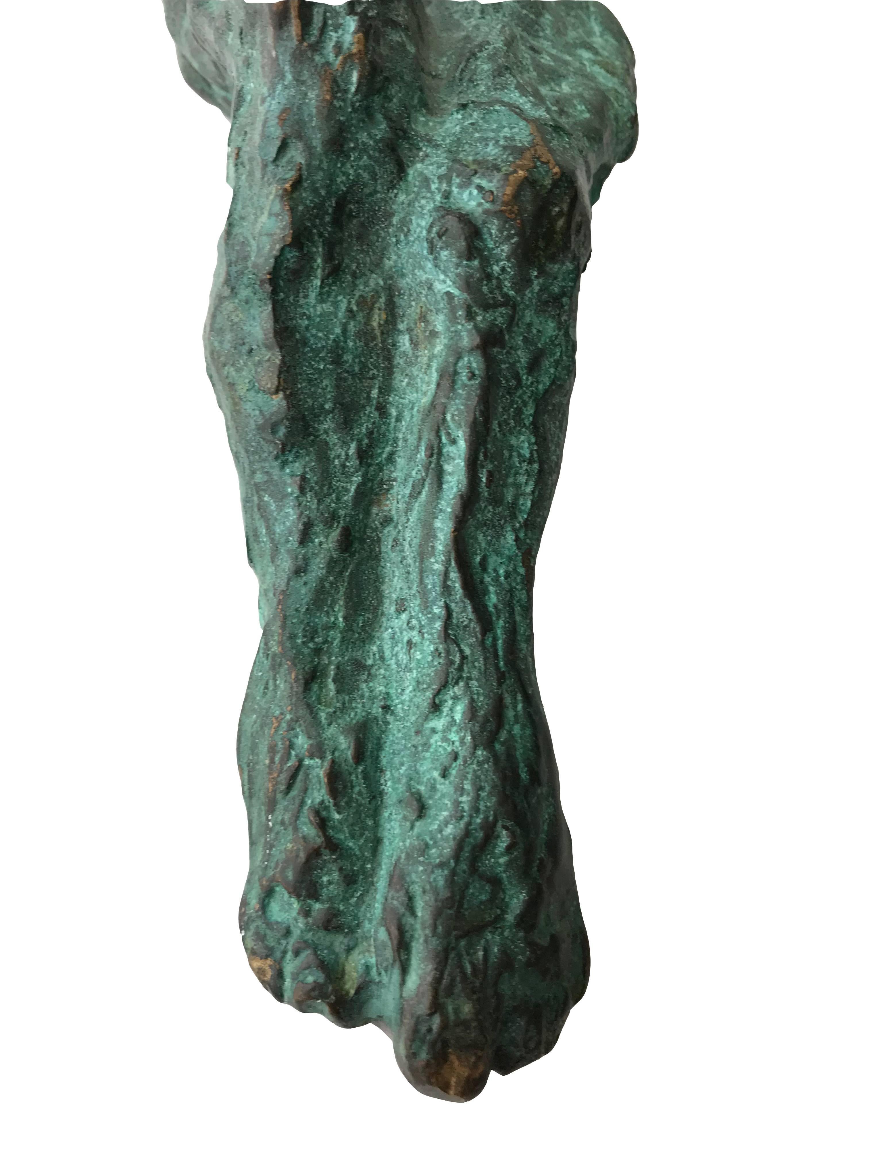 Christ; Nicole Durand (French 1957); bronze with patina; For Sale 3