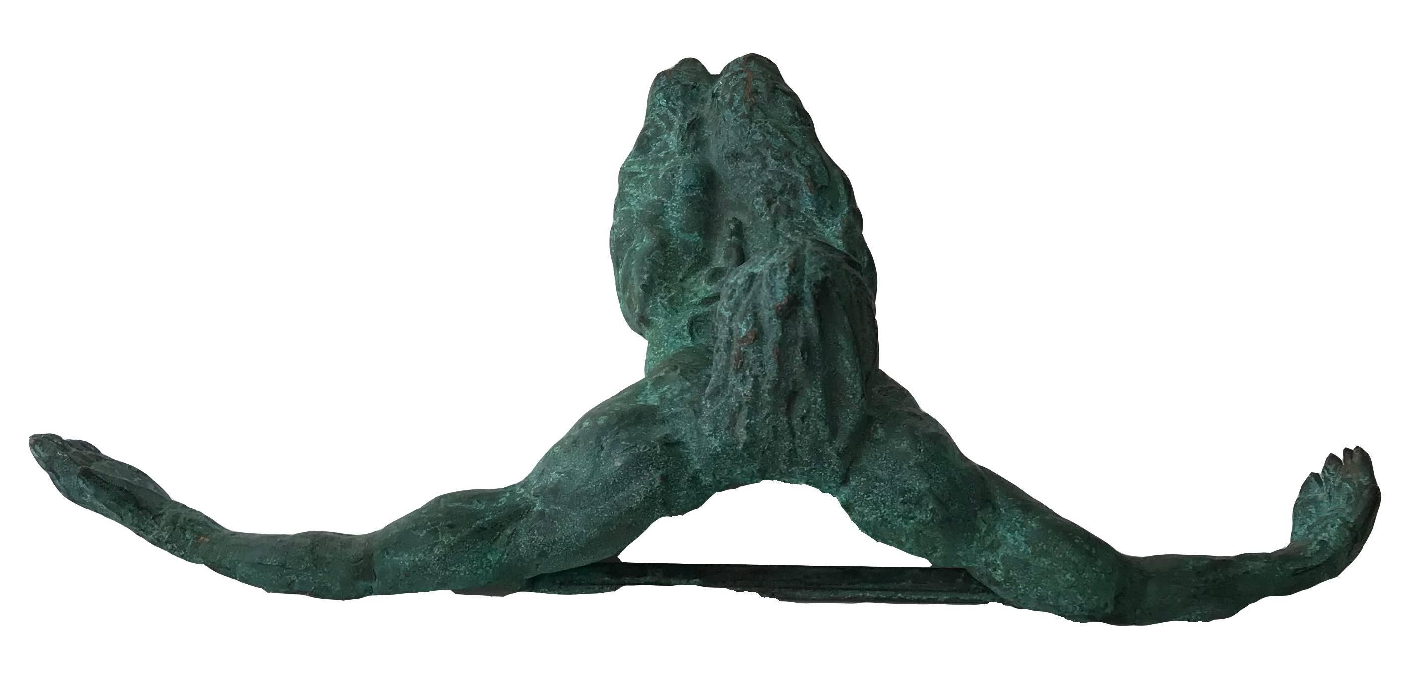 Christ; Nicole Durand (French 1957); bronze with patina; For Sale 4