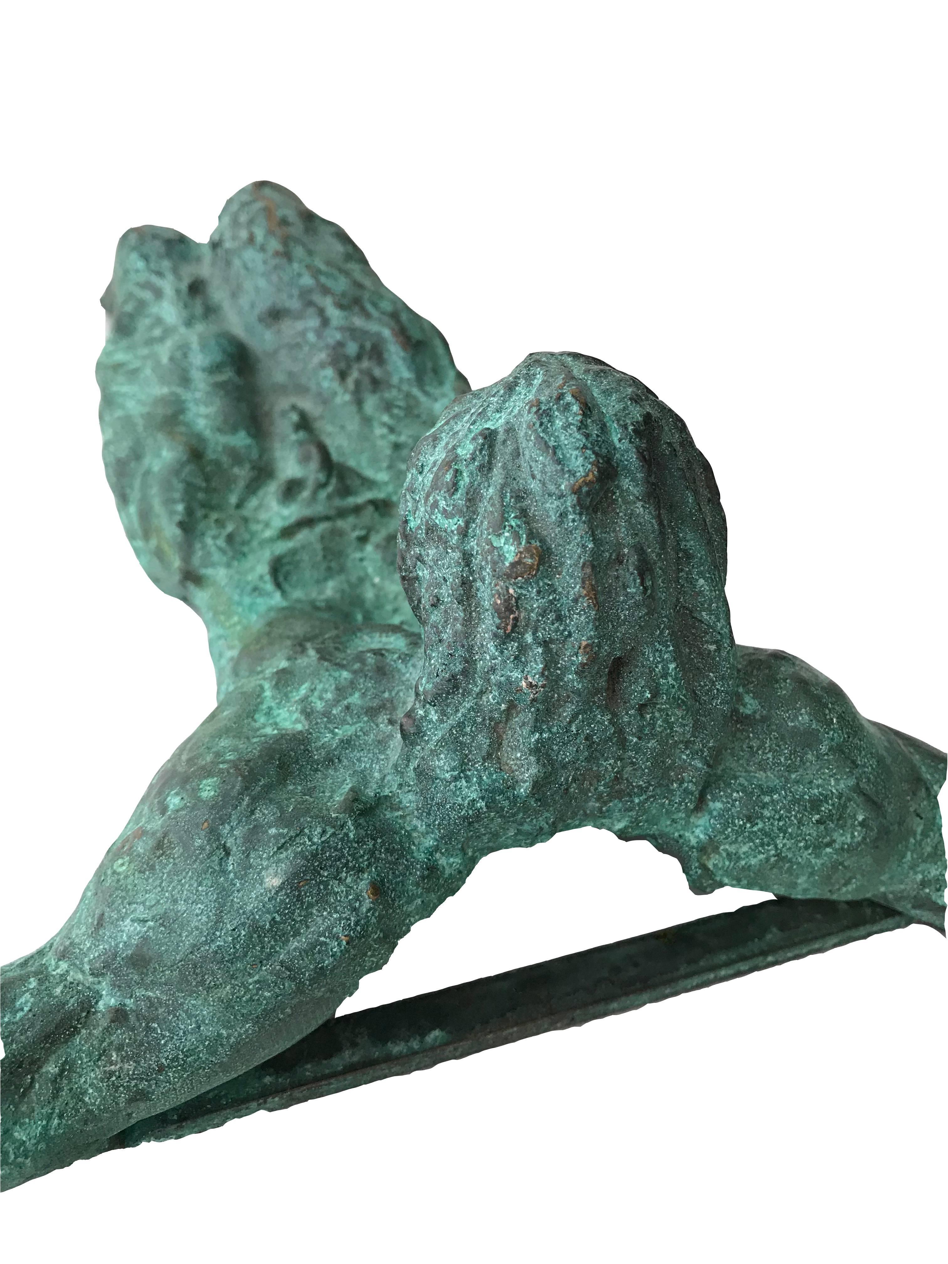 Christ; Nicole Durand (French 1957); bronze with patina; For Sale 5
