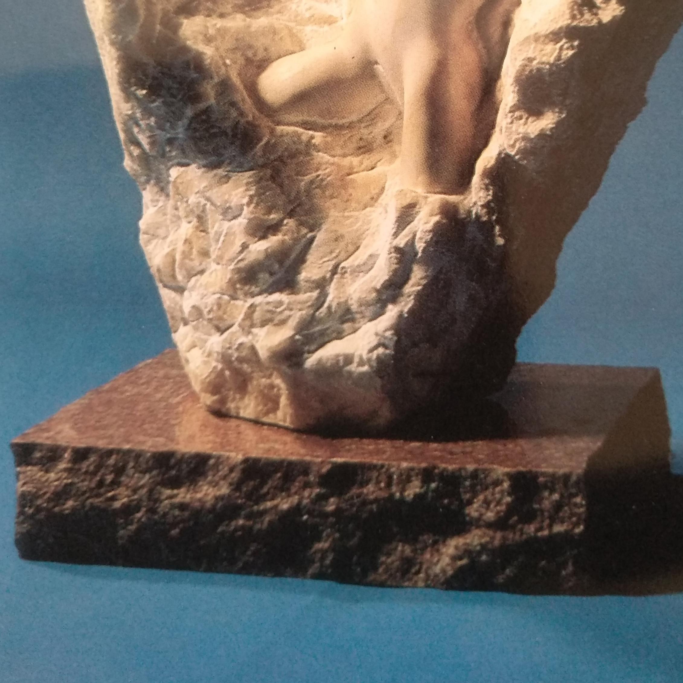 Ecstasy- 21st Century Contemporary White Alabaster Nude Sculpture  For Sale 2