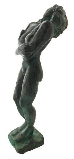 Nude Woman; Nicole Durand (French 1957); bronze with patina;