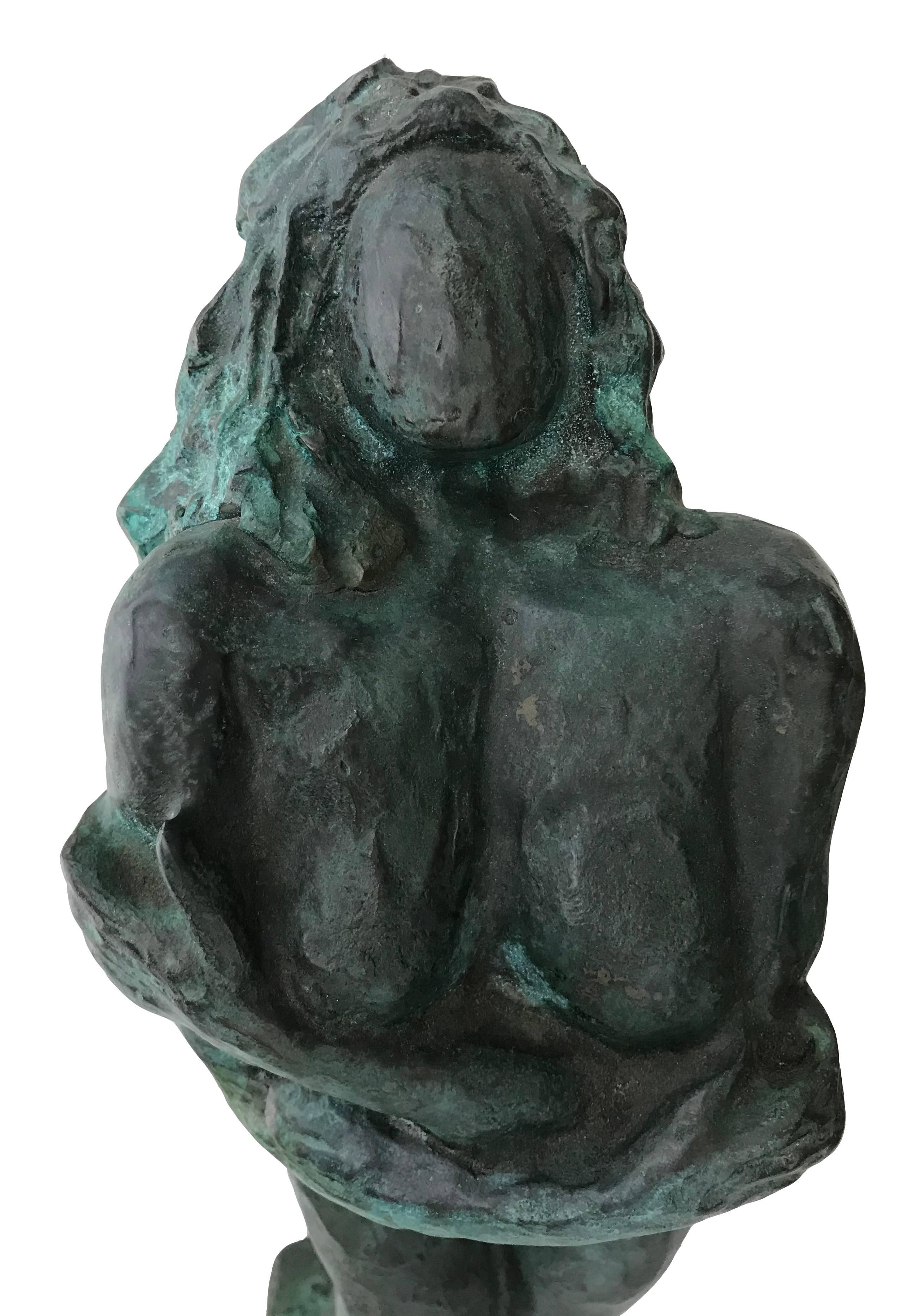 Nude Woman; Nicole Durand (French 1957); bronze with patina; For Sale 3