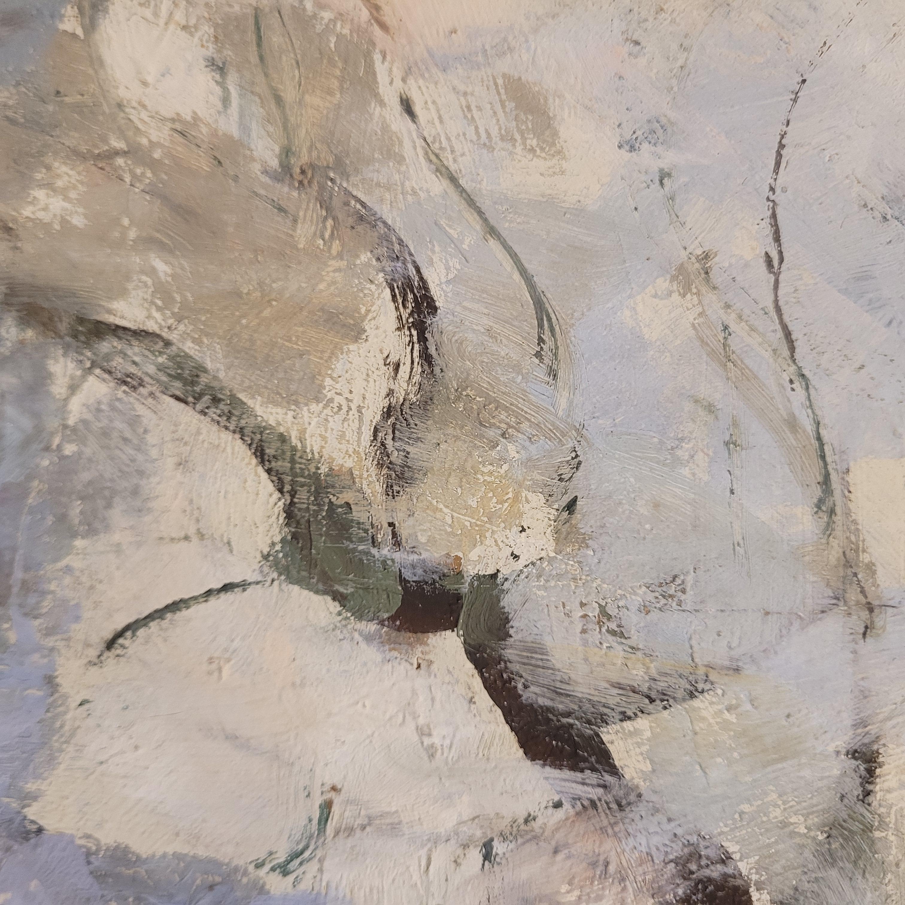 Impressionism Oil on panel French Winter Landscape Nicole Gauthier, Nancy School For Sale 6