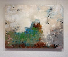 "Summer Marsh" by Nicole Hyde, Original Abstract Oil Painting