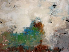 "Summer Marsh" by Nicole Hyde, Original Abstract Oil Painting