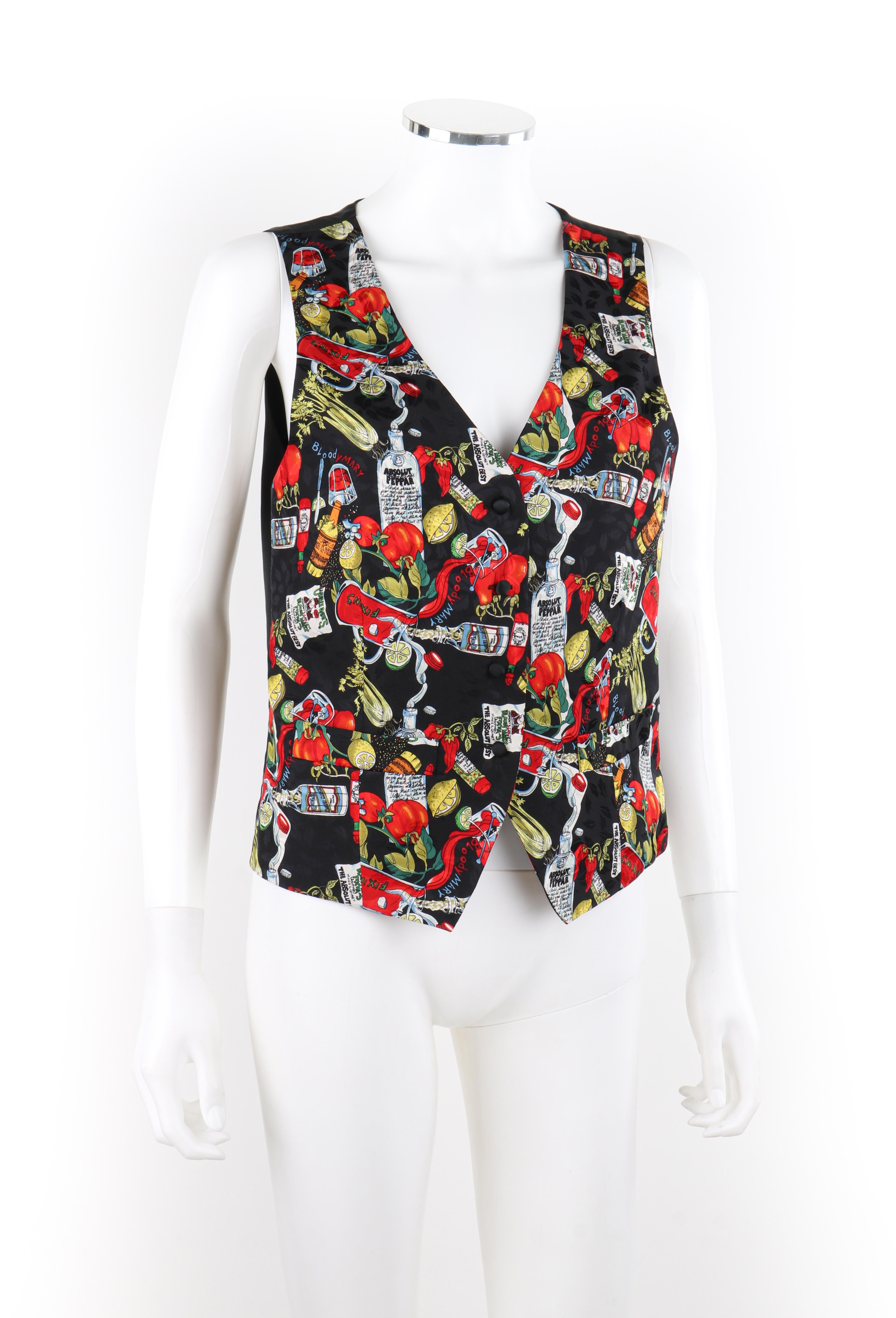 nicole miller women's asymmetrical vest
