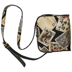Vintage Nicole Miller Card Deck Shoulder Bag