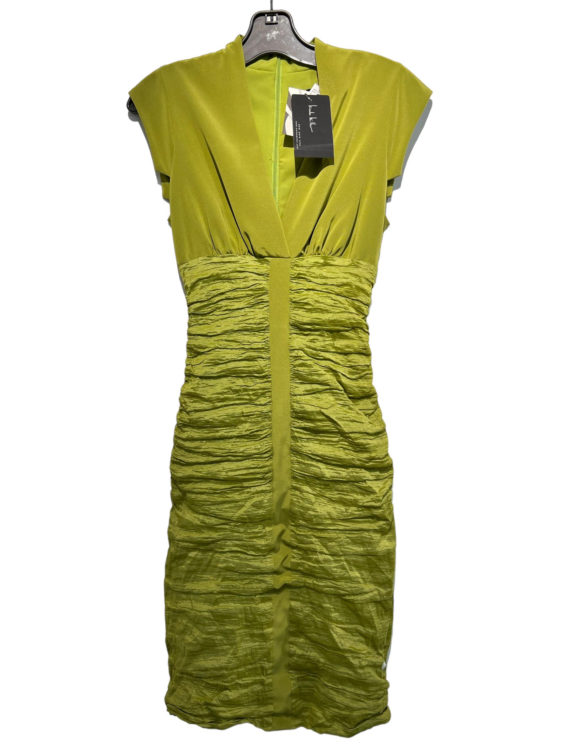 Brown Nicole Miller Women´s Green Dress Size 6