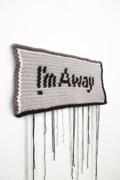 "Moodiest Button To Ever Exist (AIM away message)", Textile d'art mural