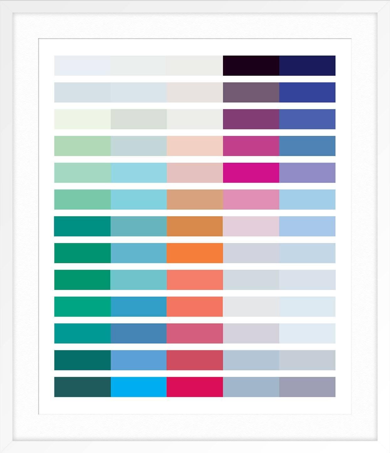 ABOUT THIS PIECE: I based Cloud 9 on the spectrum of colors found in nature at different times of the day and four seasons in Aspen, Colorado. Little Nell is a reflection of the cool tones in the Aspen winter and spring and warmer colors in the fall