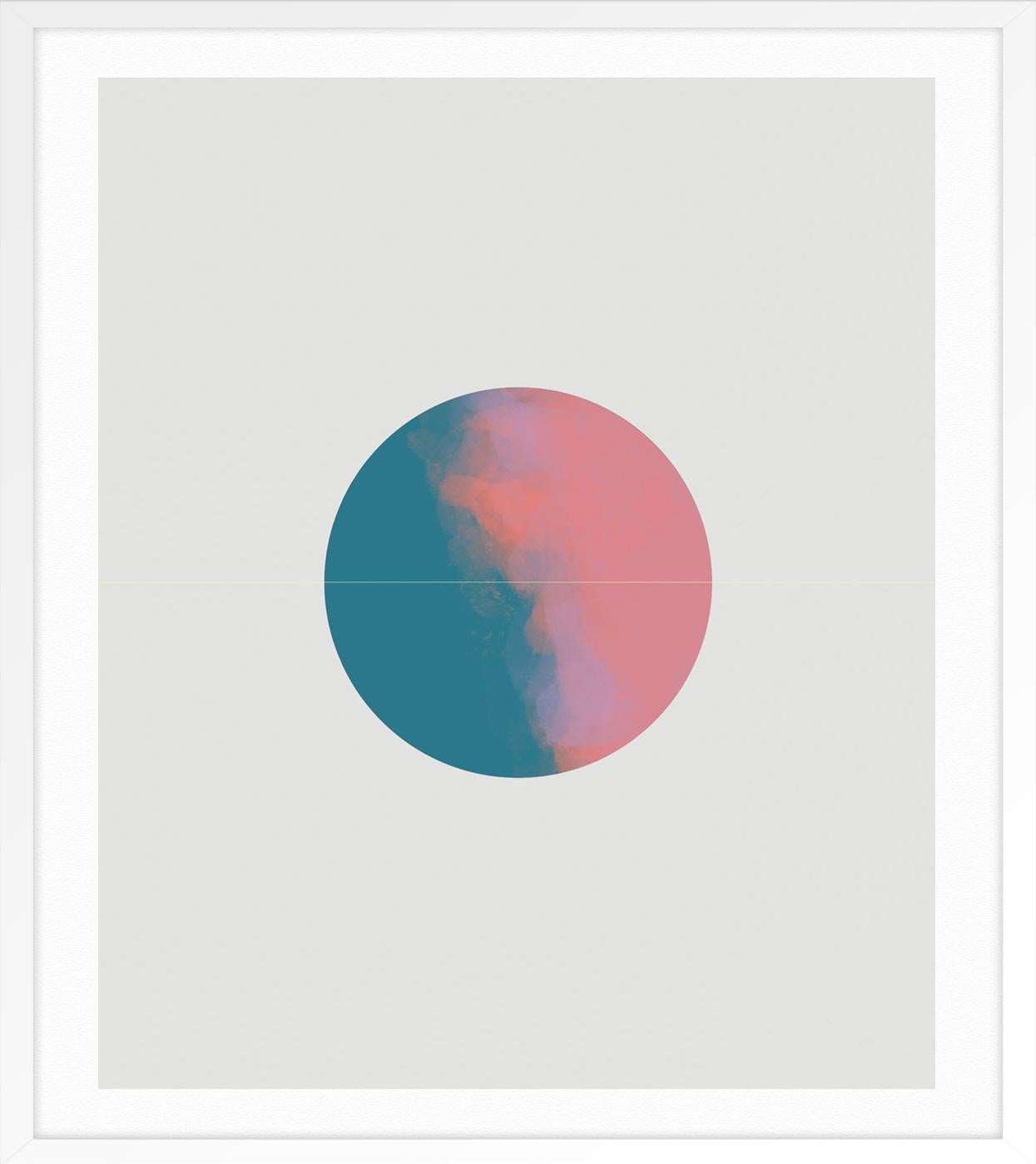 Eclipse 7 (Grau), Abstract Print, von Nicole Yates