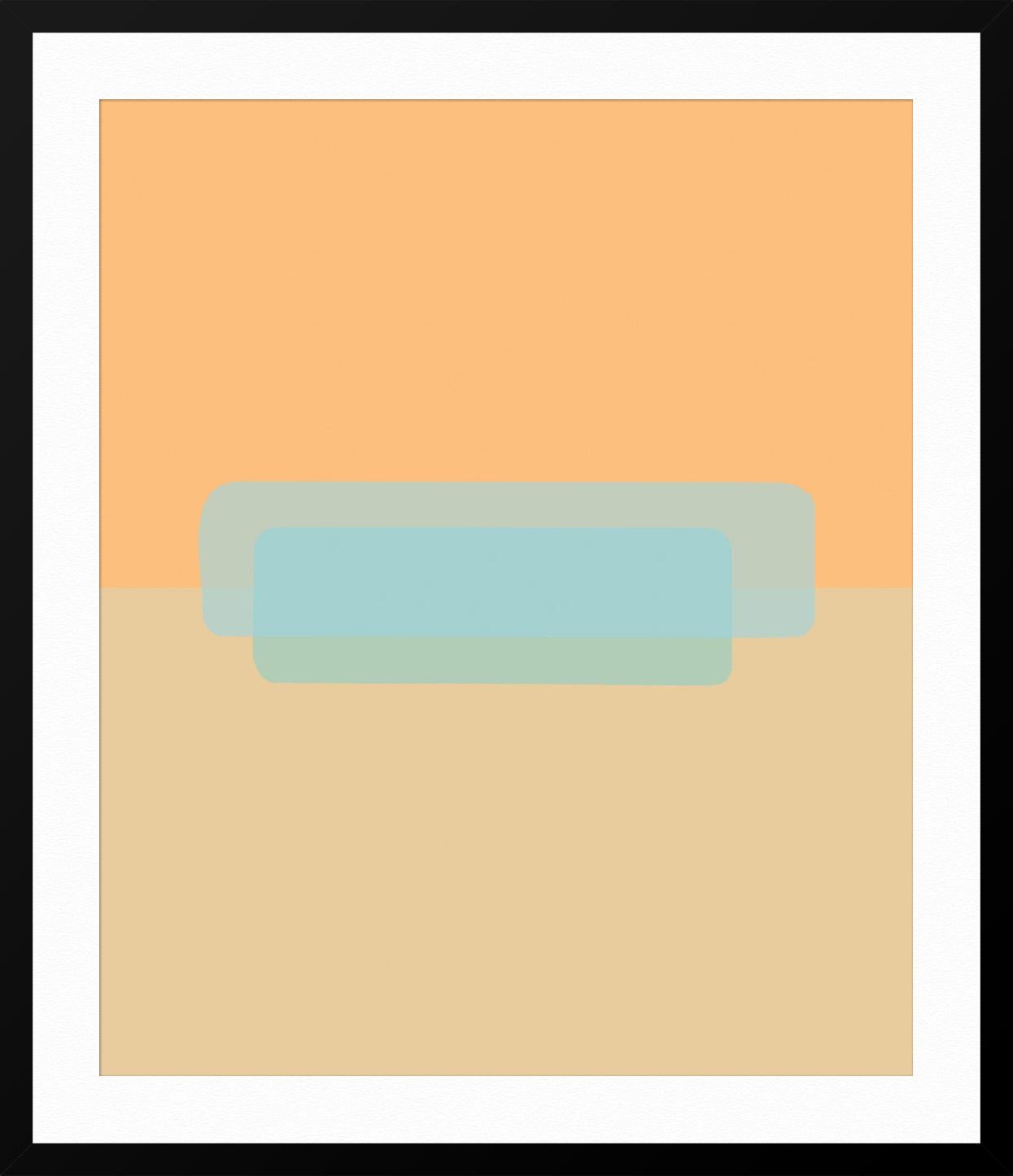 ABOUT THIS PIECE: A study of gesture in a digital context. Nicole Yates is inspired by the landscape and architecture in her everyday life. She deducts, simplifies, and abstracts their shapes creating striking black and white paintings. Her canvases