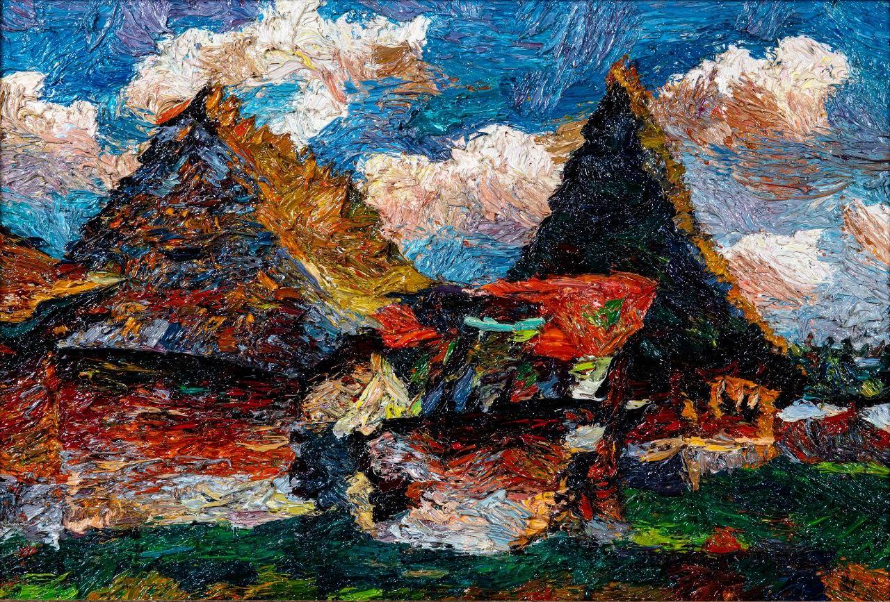 Landscape Painting de Nicoleta Stati - "Mediodía"