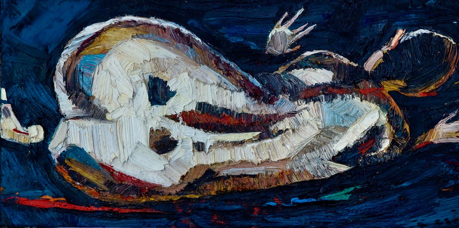 Nicoleta Stati Abstract Painting - "Woman's Strength"
