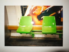 Odeon, Green 2 Chairs, Paris Metro Series