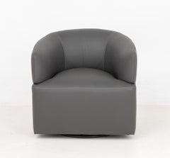 Nicoletti Corona Leather Swivel Chair