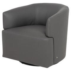 Nicoletti Corona Leather Swivel Chair