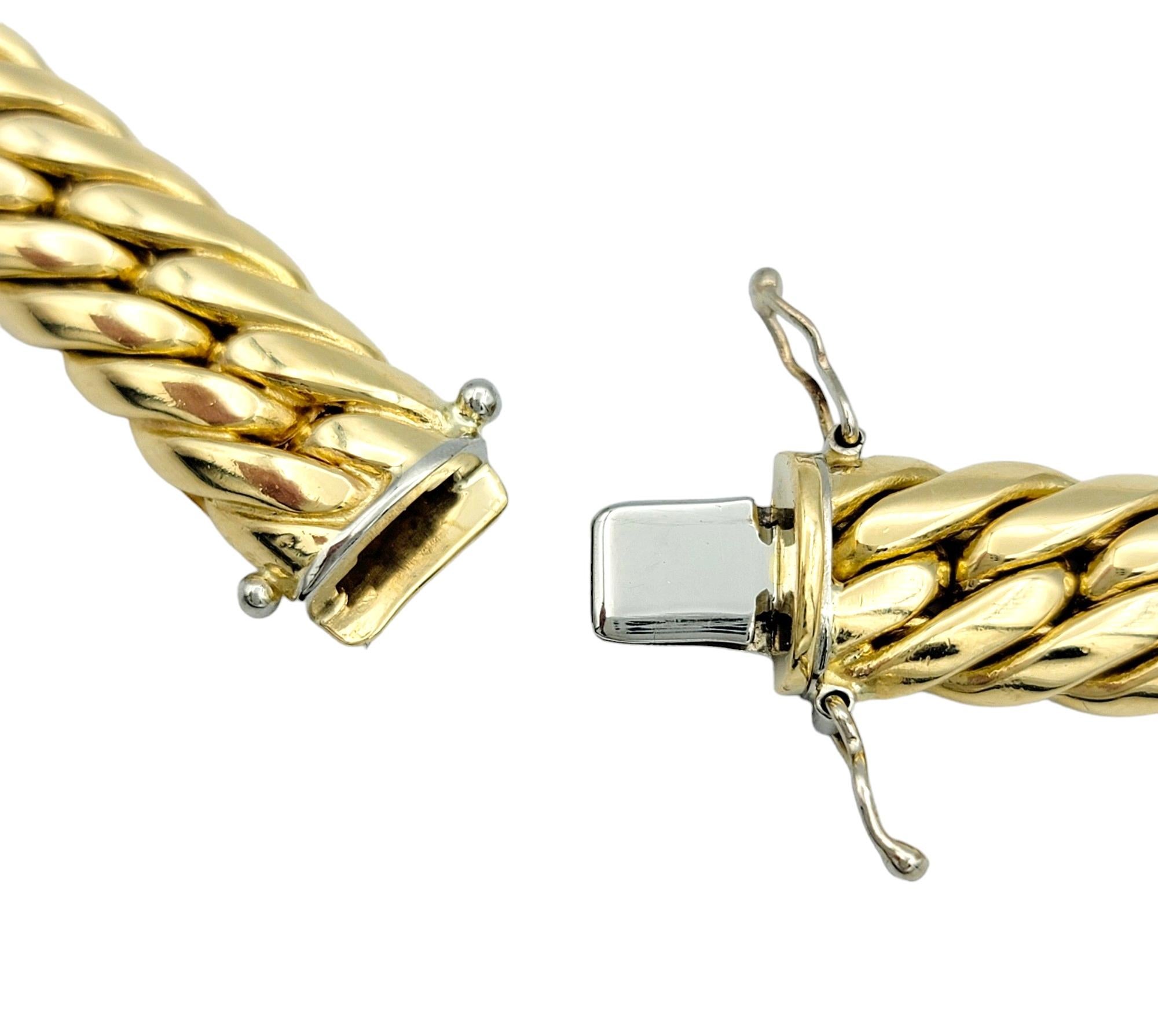 Collana con catena Nicolis Cola in oro giallo 18 carati lucidata A Link da 17