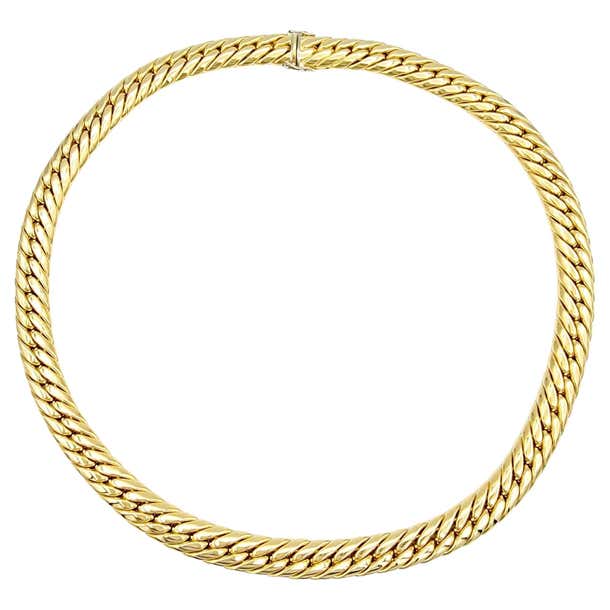 Nicolis Cola 18 Karat Yellow Gold Polished Curb Link 17