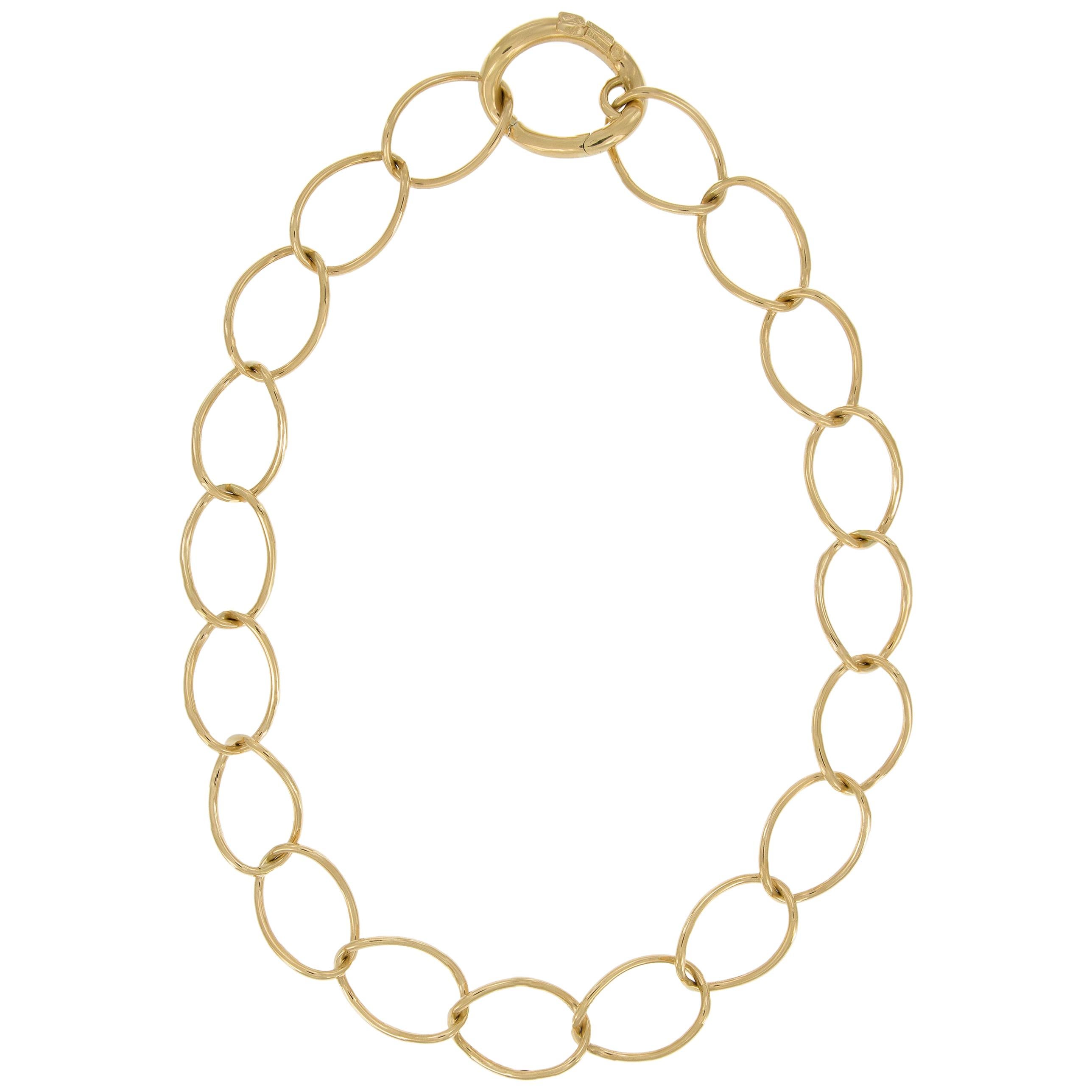 Nicolis Cola Gold Link Necklace