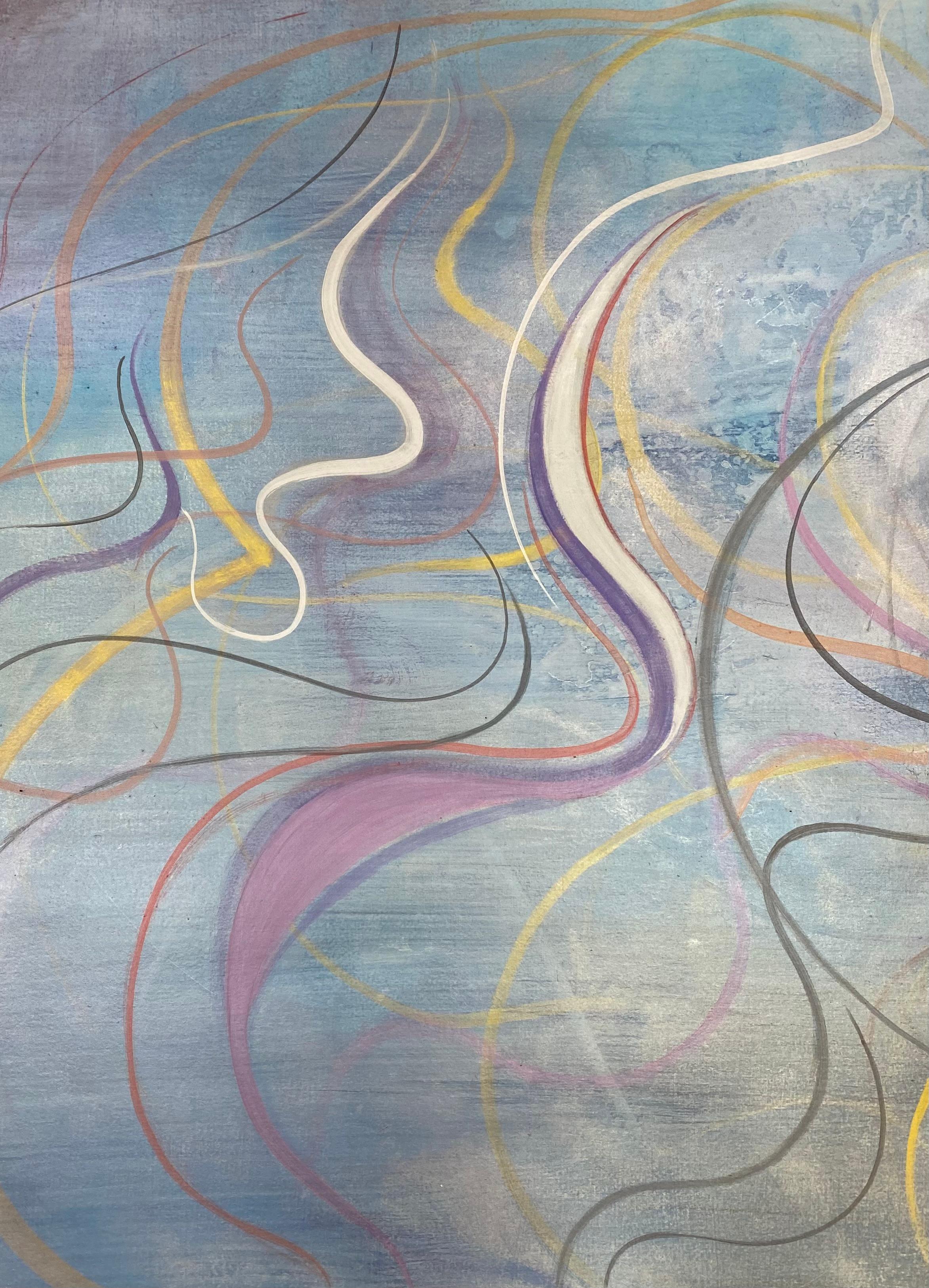 Blassblau – Painting von Nicolás Guzmán