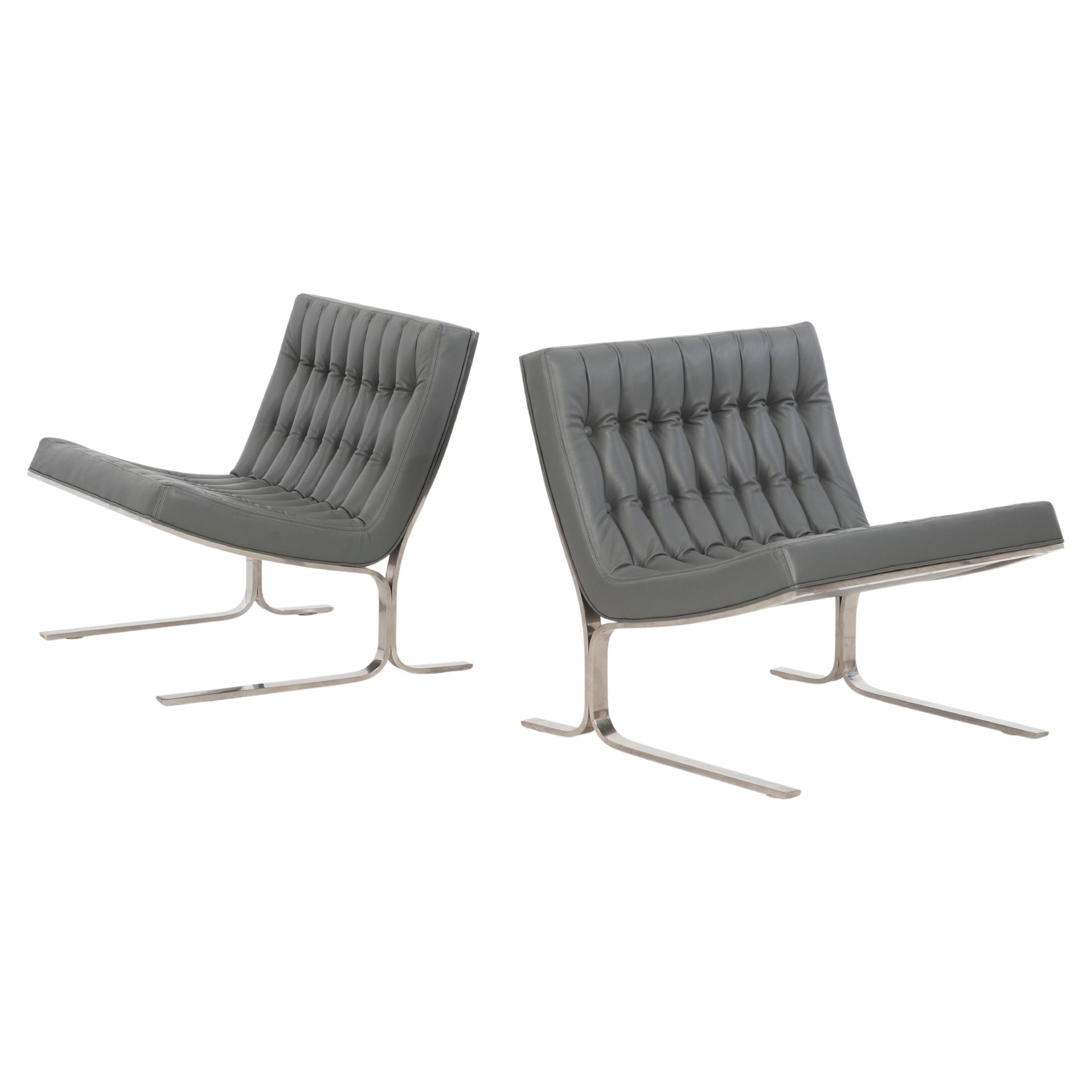 Nicos Zographos 1959 CH28 Lounge Chairs