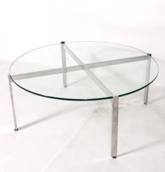 Nicos Zographos Chrome X-Base Coffee Table