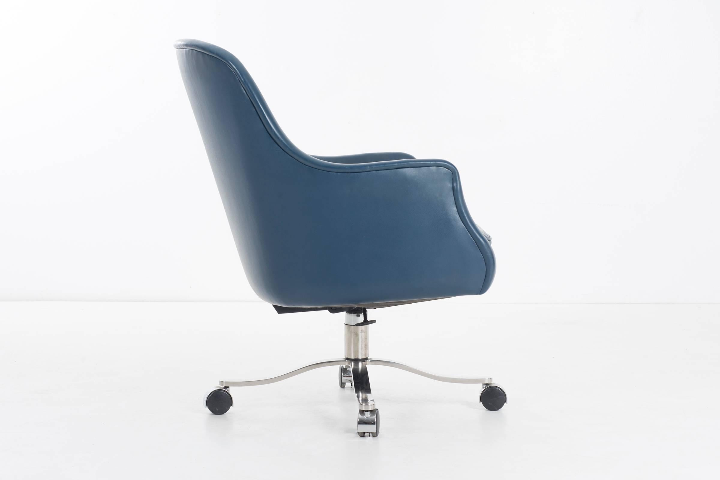 Nicos Zographos Desk Chair (Moderne der Mitte des Jahrhunderts)