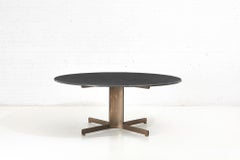 Nicos Zographos Granite and Bronze Dining Table, 1980