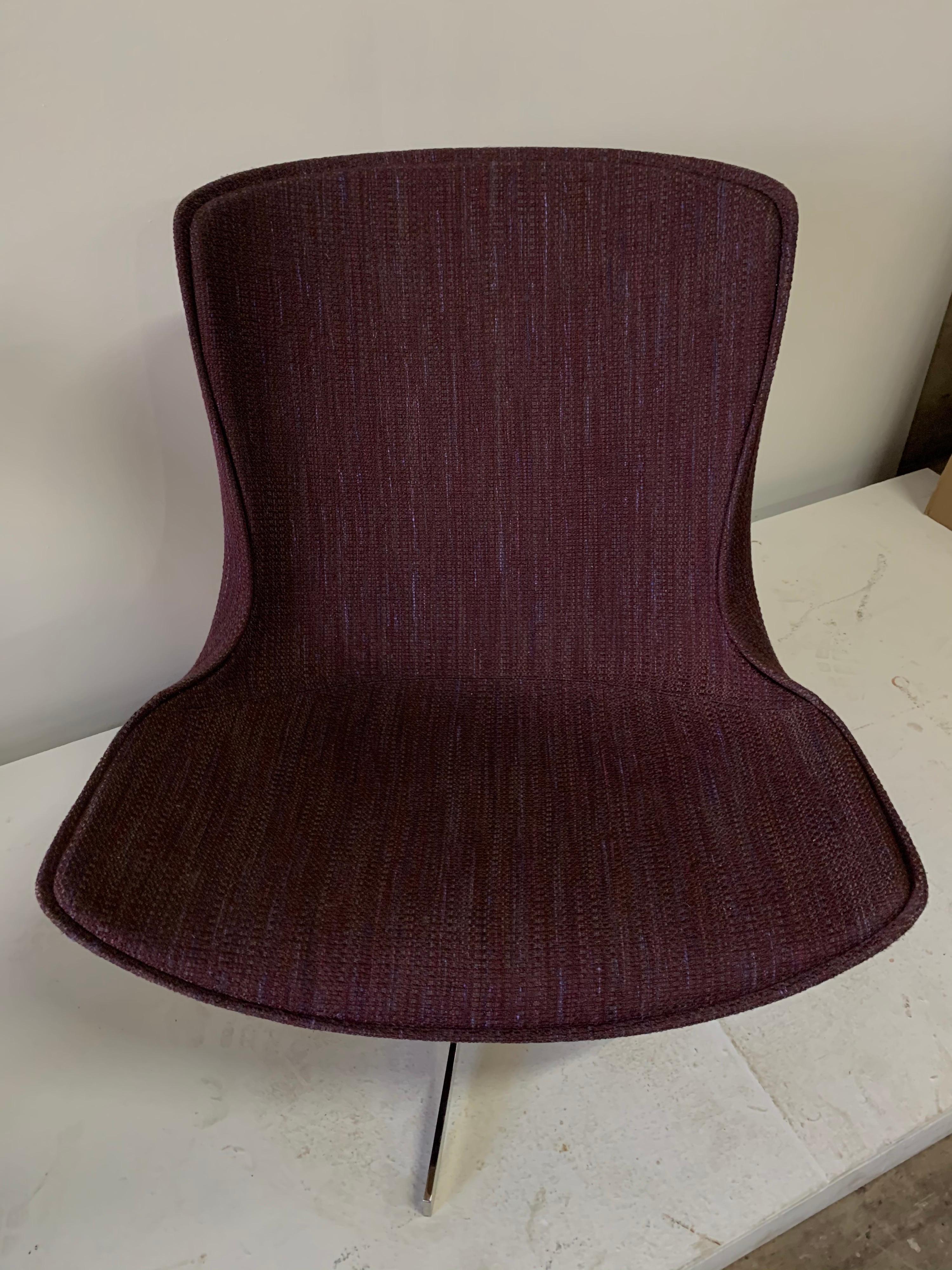 Nicos Zographos Style Midcentury Swivel Chairs, Pair For Sale 7
