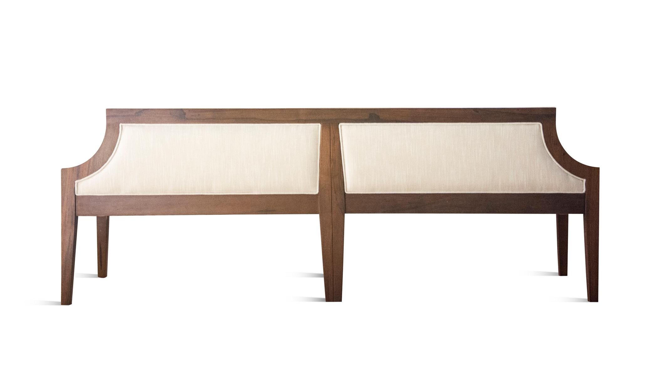 Modern Customizable Bench in Argentine Rosewood by Costantini, Nicostrato  For Sale 6