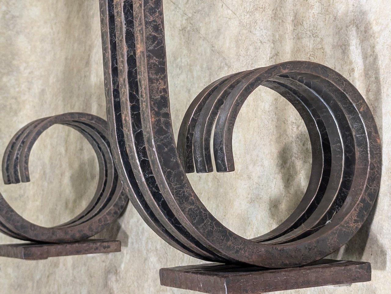 Forged Nics Freres forged iron console For Sale