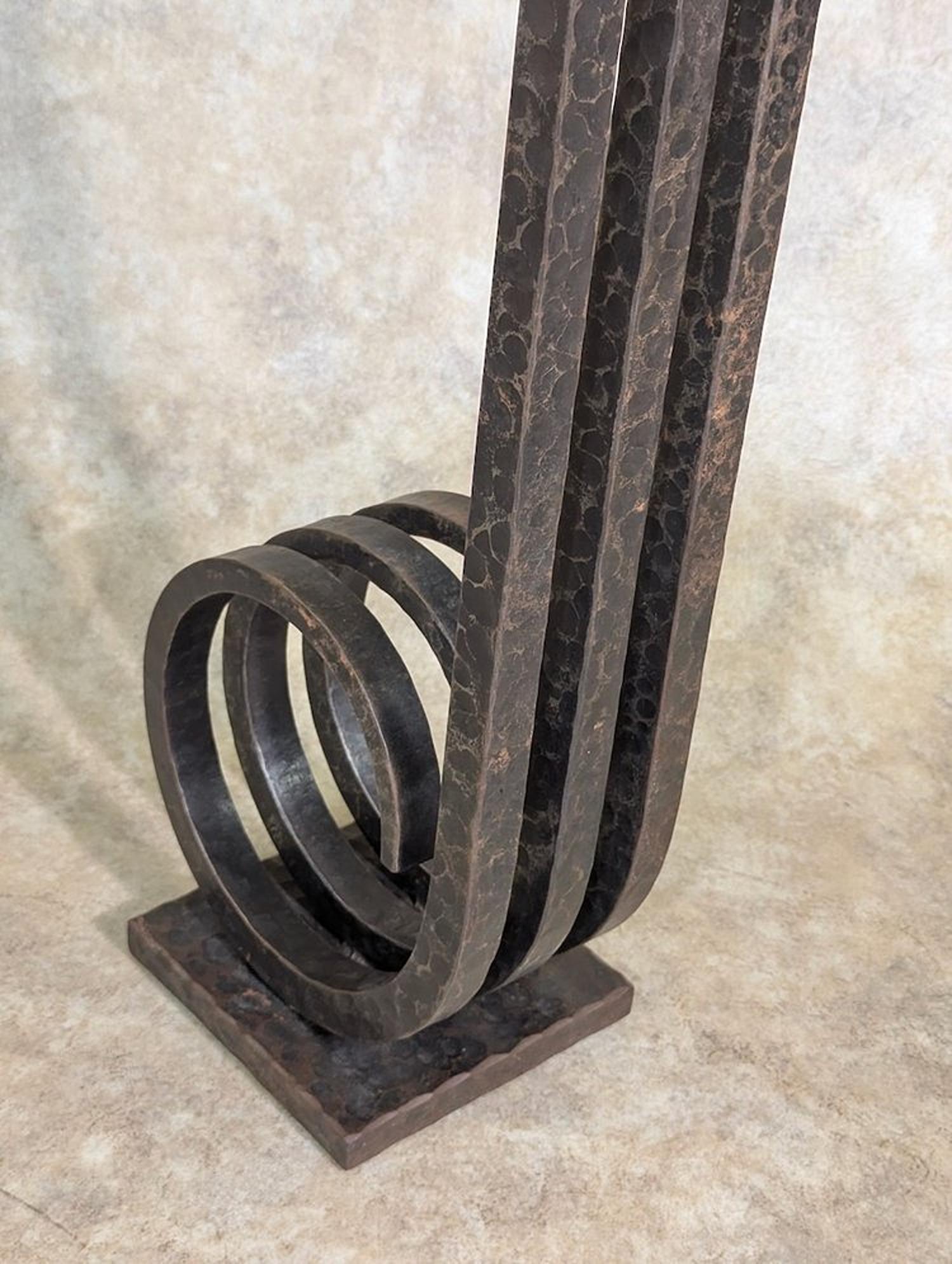 Forged Nics Freres forged iron console For Sale