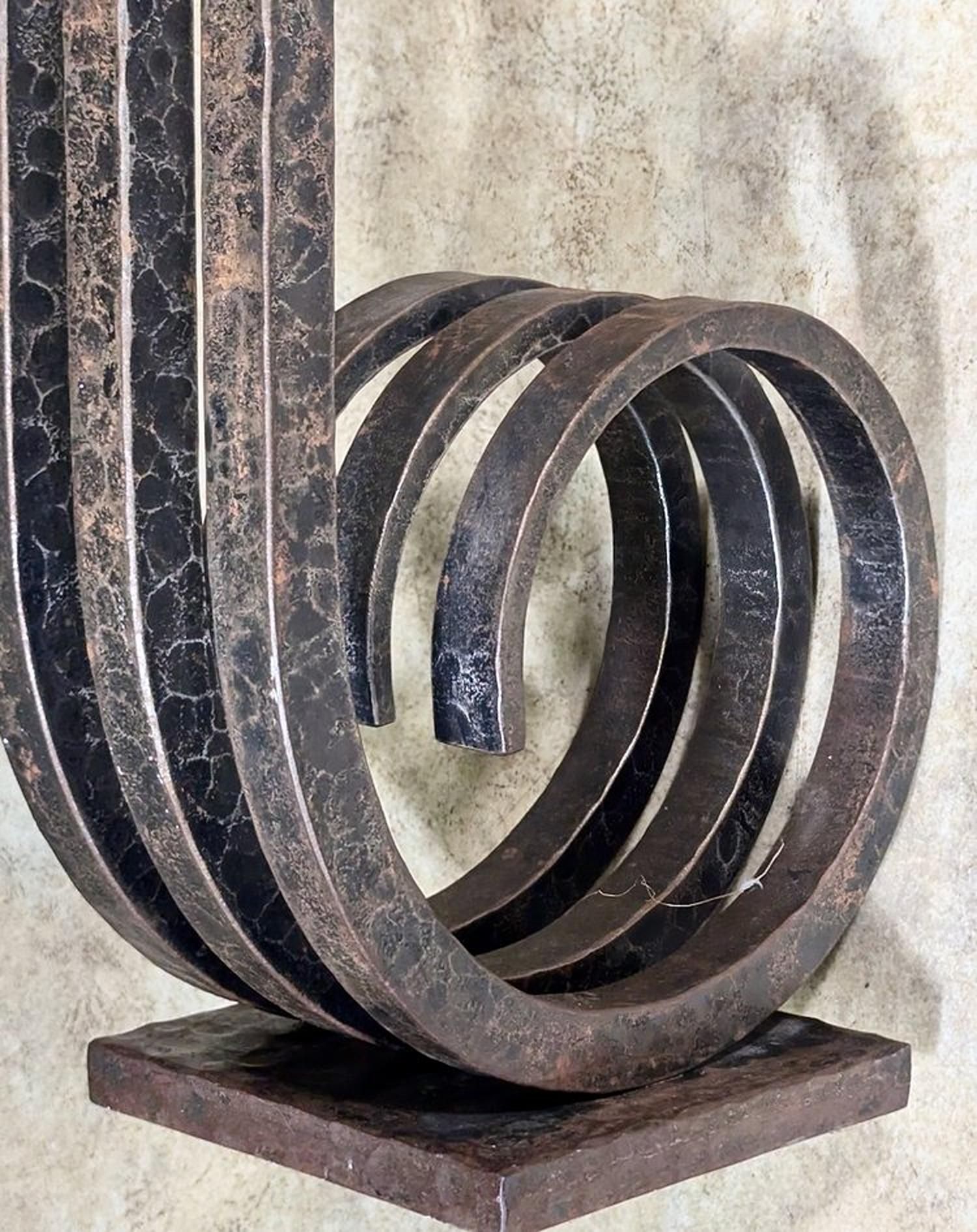 Nics Freres forged iron console In Excellent Condition For Sale In Philadelphia, PA