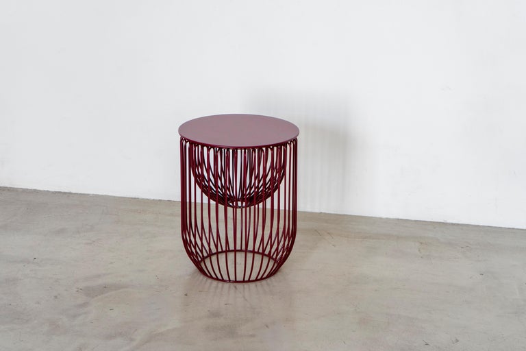 Nido Stool in Red Wine For Sale at 1stDibs red wine stool color, red