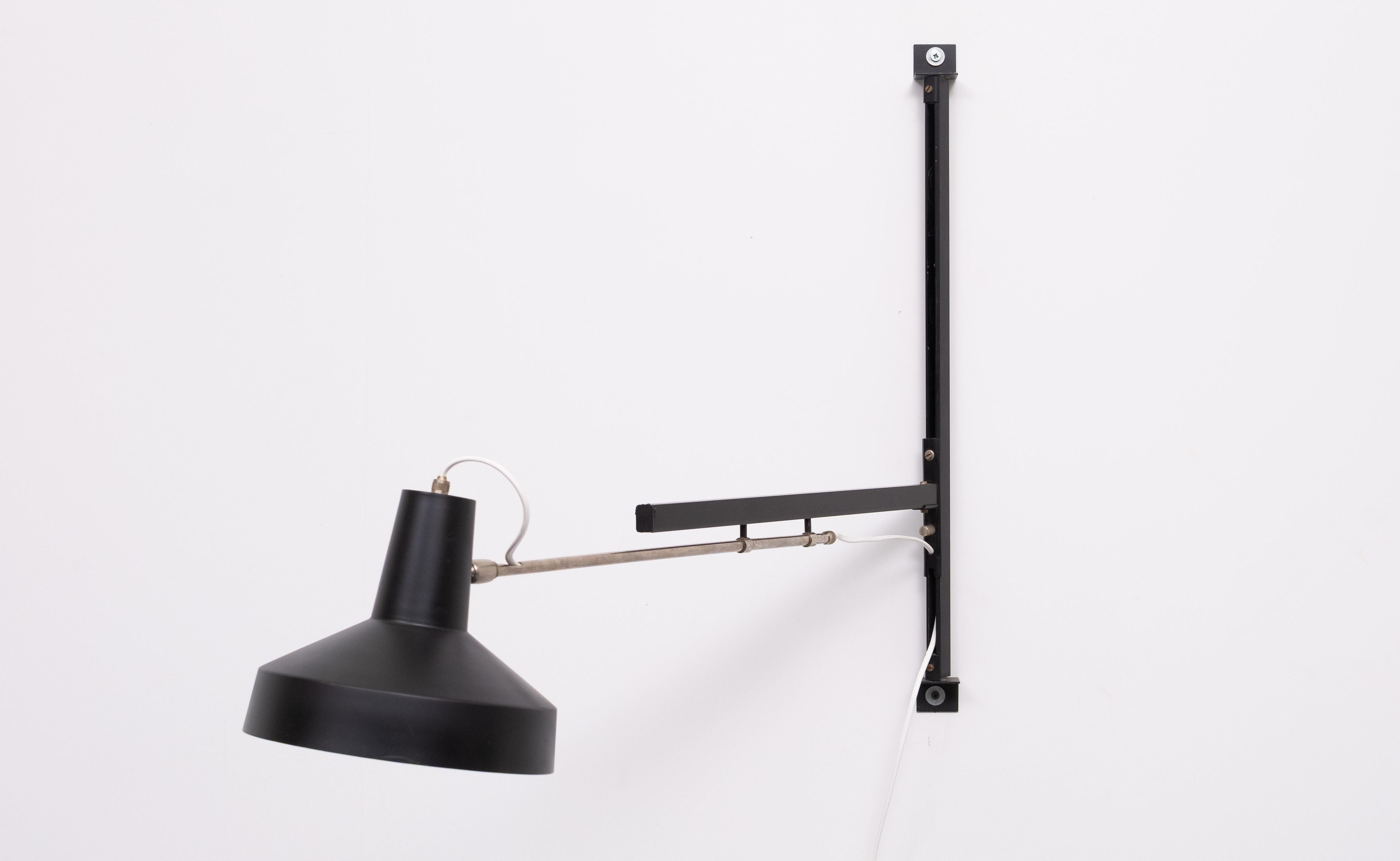 Niek Hiemstra Evolux Telescope wall lamp 1960s Holland In condizioni buone in vendita a Den Haag, NL