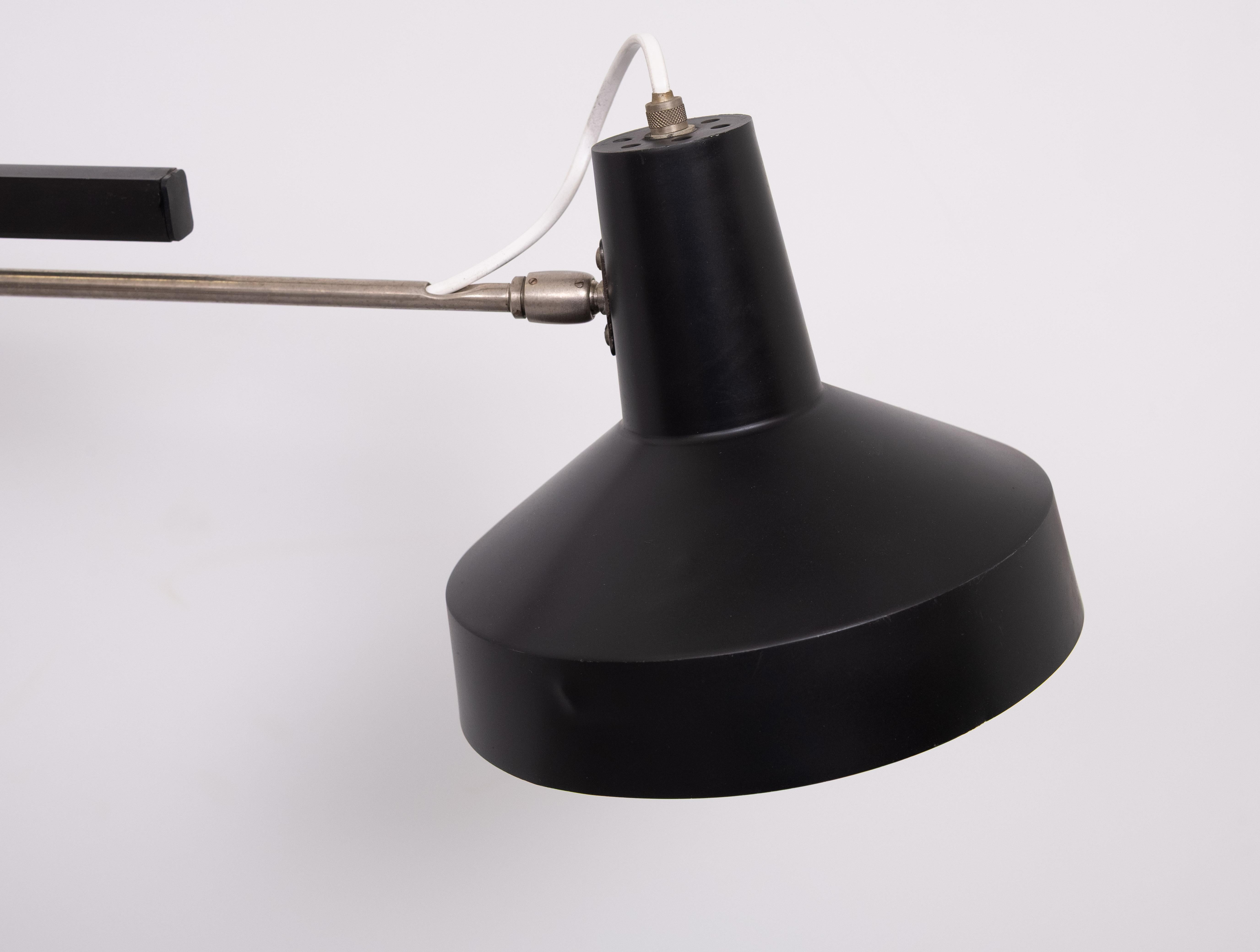Niek Hiemstra Evolux Telescope wall lamp 1960s Holland in vendita 1