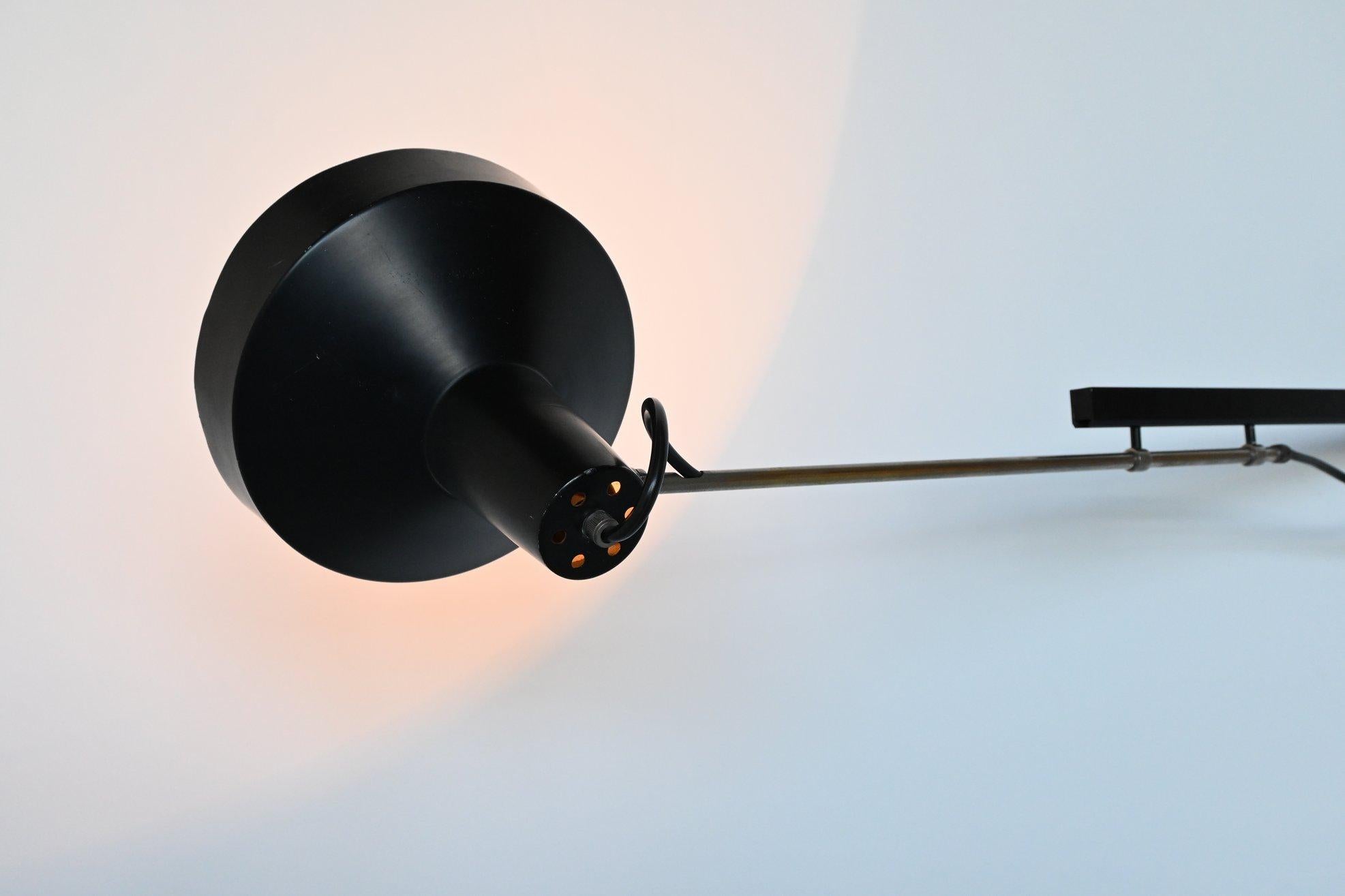 Dutch Niek Hiemstra Telescope Wall Lamp Hiemstra Evolux, the Netherlands, 1960