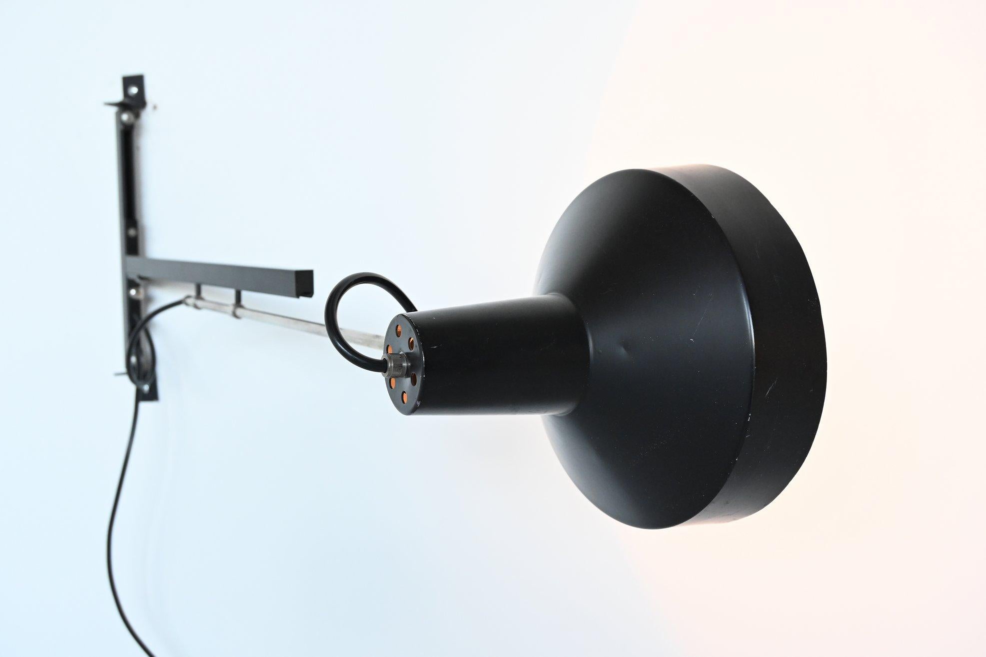 Niek Hiemstra Telescope Wall Lamp Hiemstra Evolux, the Netherlands, 1960 In Good Condition In Etten-Leur, NL
