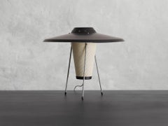 Niek Hiemstra UFO Tischleuchte für Evolux, Niederlande, 1960er Jahre