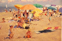Impressionistic Beach Scene
