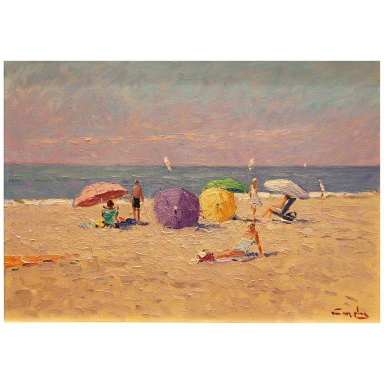 Impressionistic Beach scene