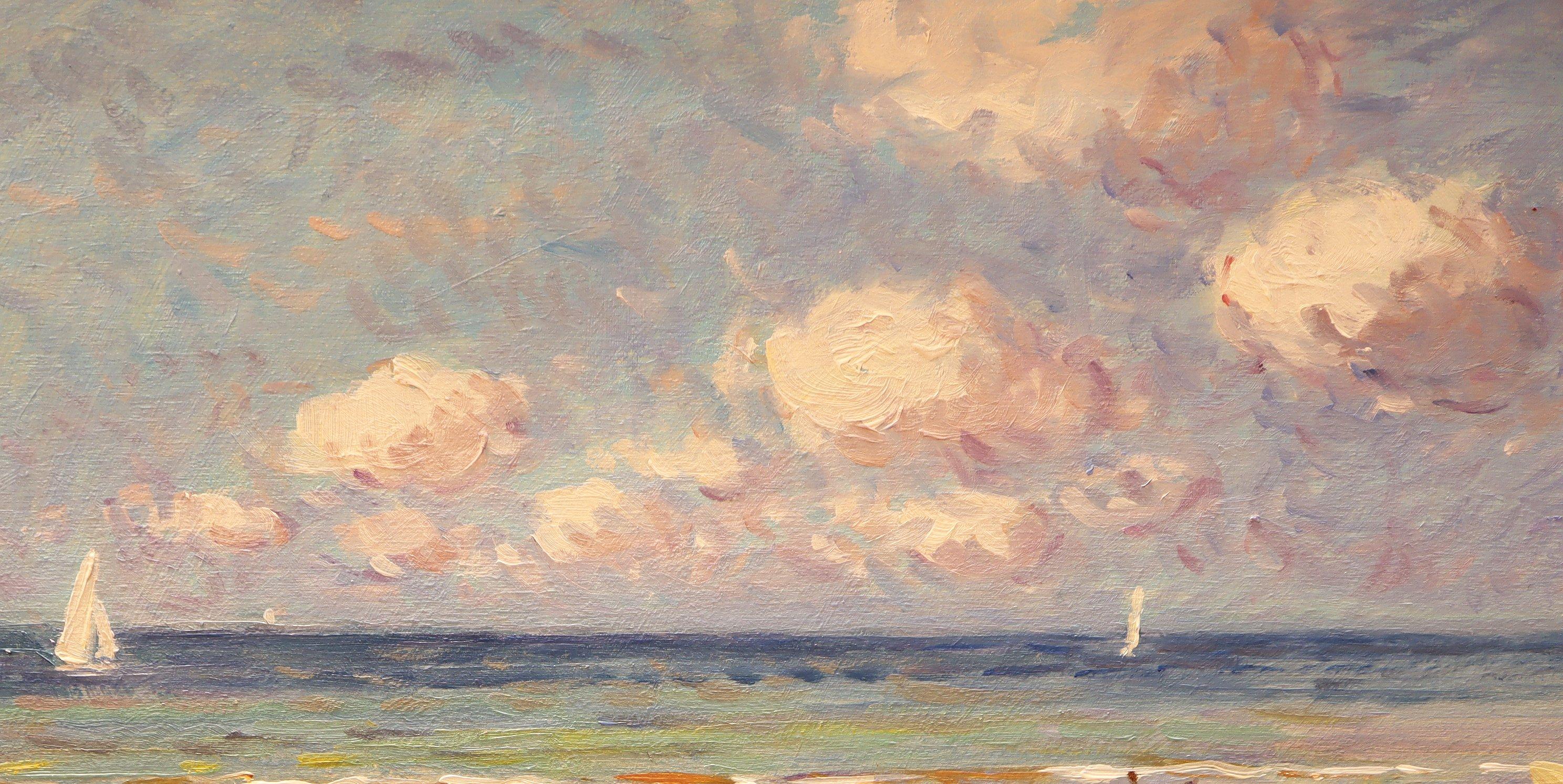 impressionist beach scene
