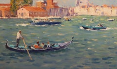 Niek Van Der Plas, Venise, Oil on Canvas