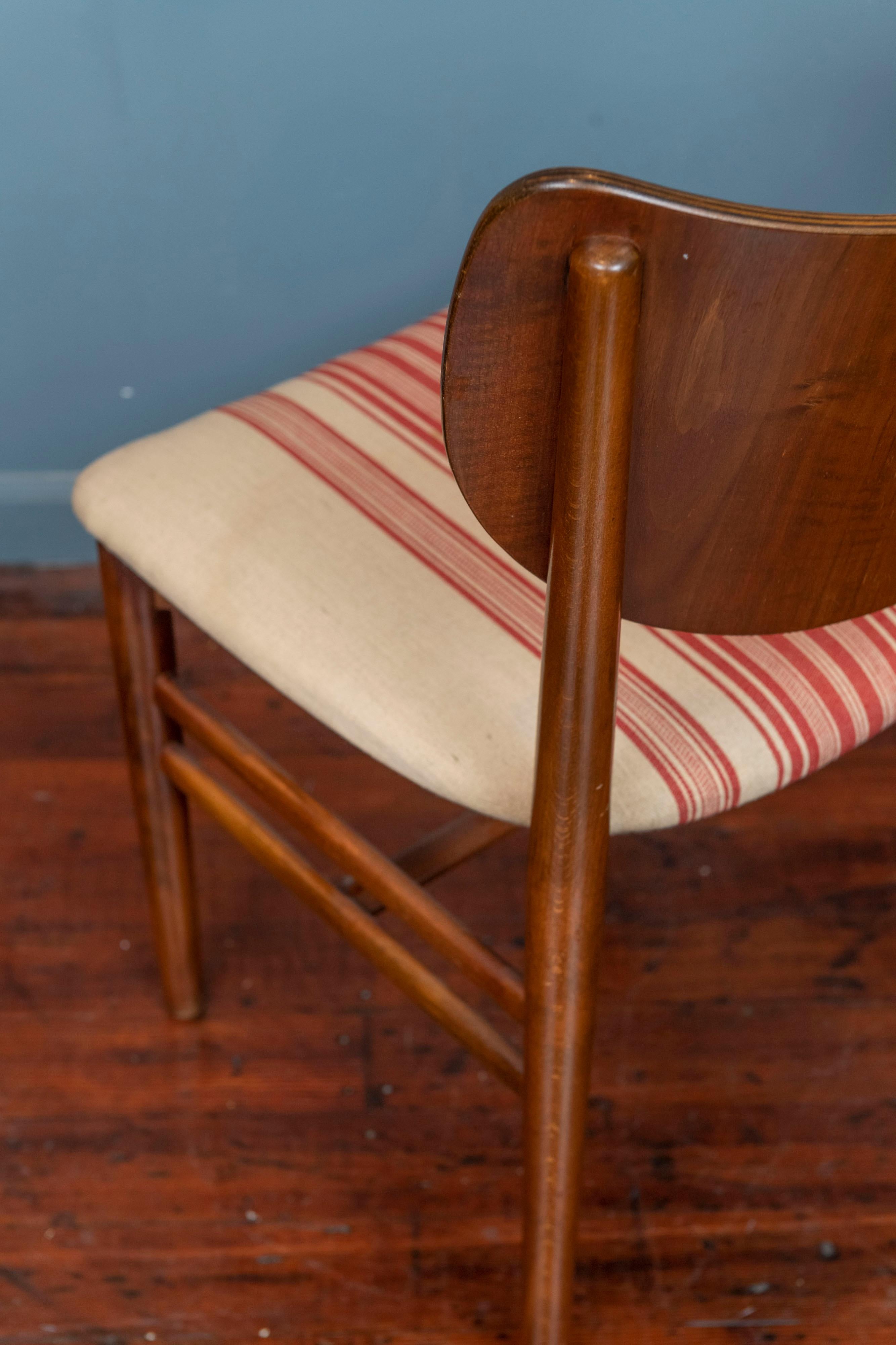 Upholstery Niels and Eva Koppel Dining Chairs 