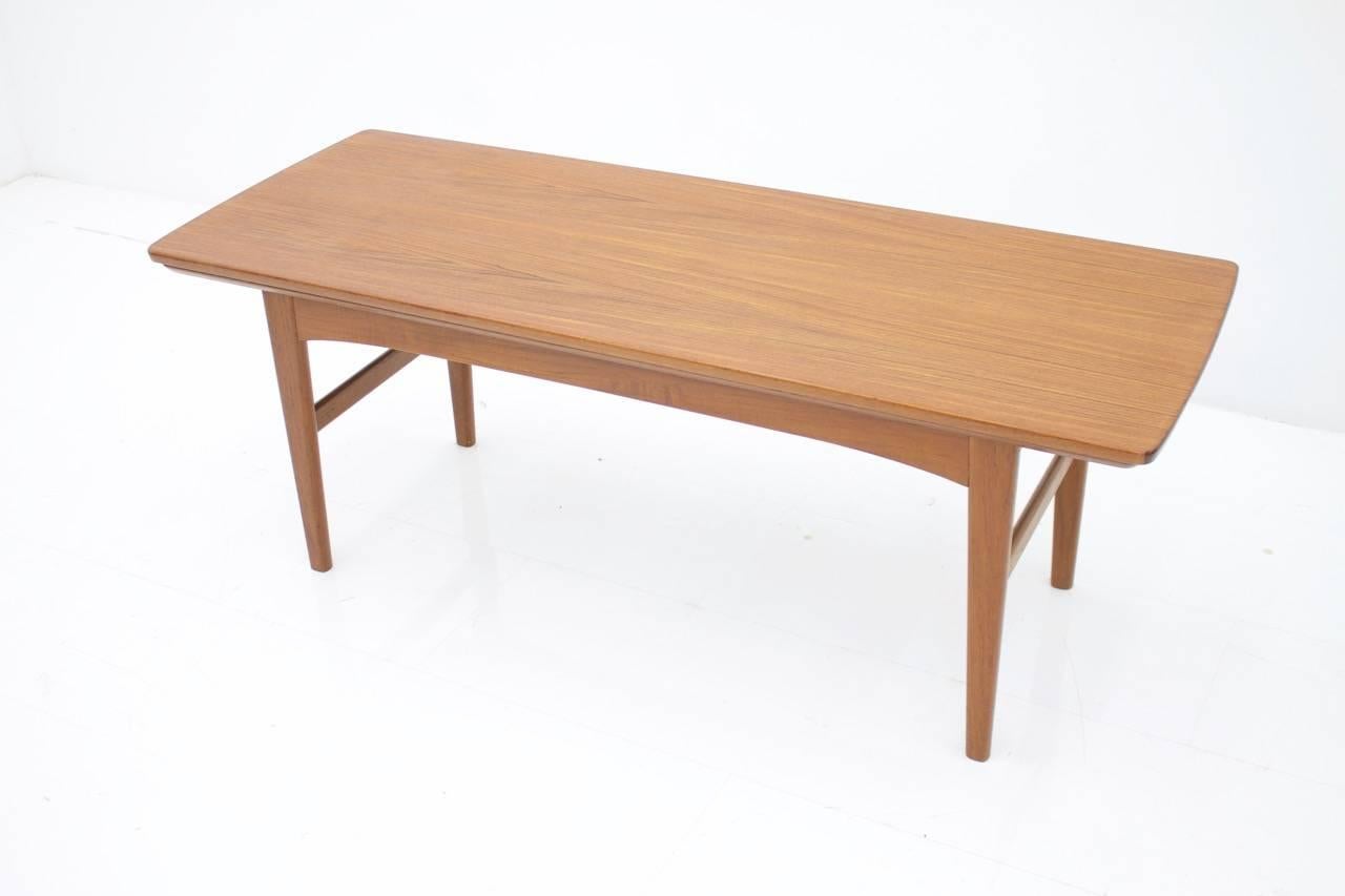 Niels Bach Adjustable Coffee or Dining Table in Teak by Randers, 1960s 3