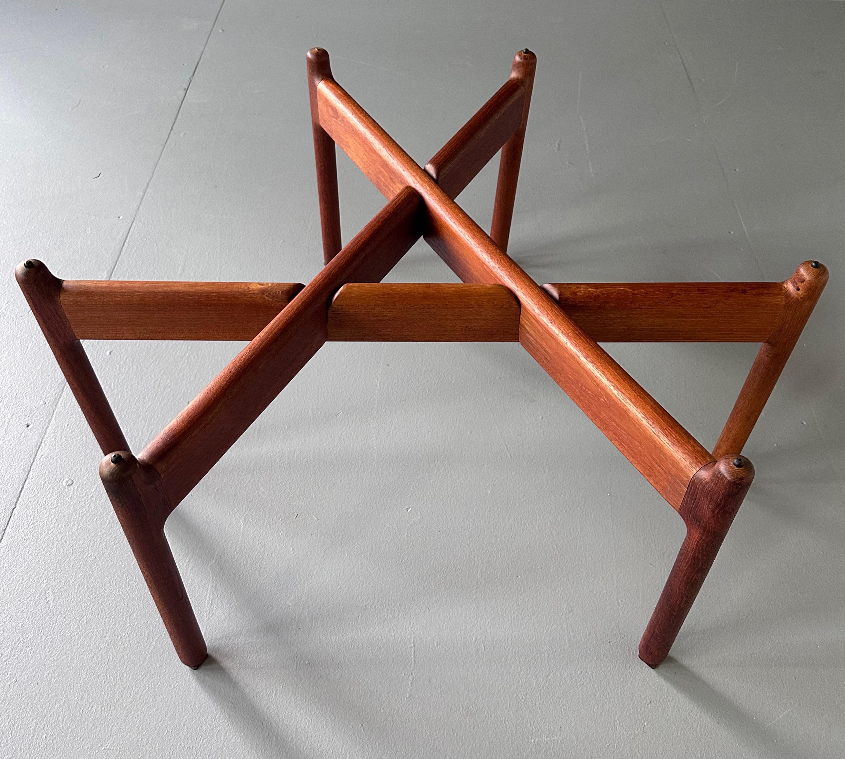 Niels Bach Coffee/Cocktail Table in Teak Denmark 1960 Midcentury For Sale 6